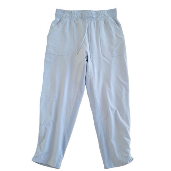 Lululemon Beyond the Studio Crop Leggings  in Blue Linen Size 4 / NWOT - Picture 4 of 10